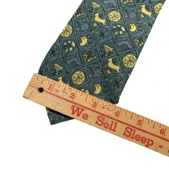 Vintage Silk Christian Dior Monsieur Tie - Picture 7 of 7